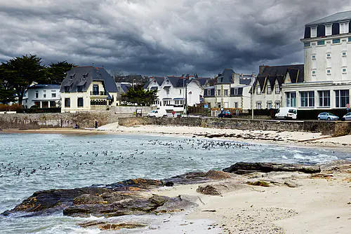 Plage de Cornouaille, Concarneau, Finistère, Bretagne, France