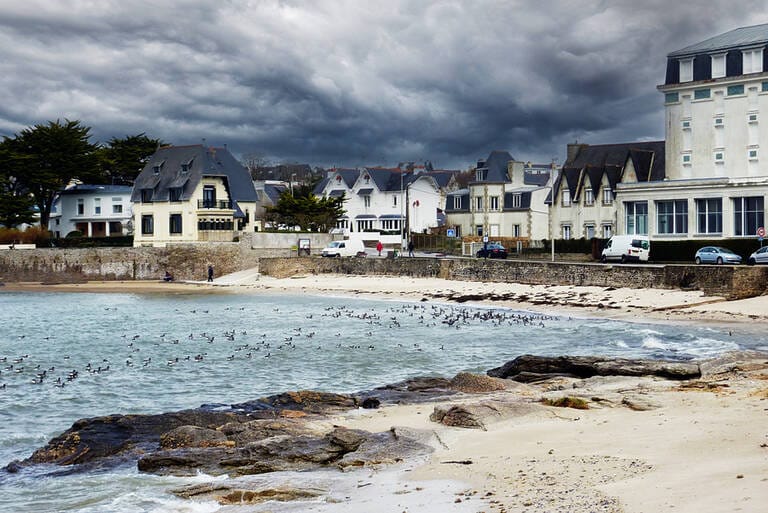 Plage de Cornouaille, Concarneau, Finistère, Bretagne, France