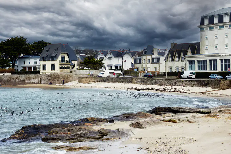 Plage de Cornouaille, Concarneau, Finistère, Bretagne, France