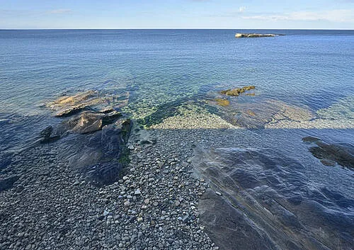 Lever de soleil sur la plage des Dames à Concarneau